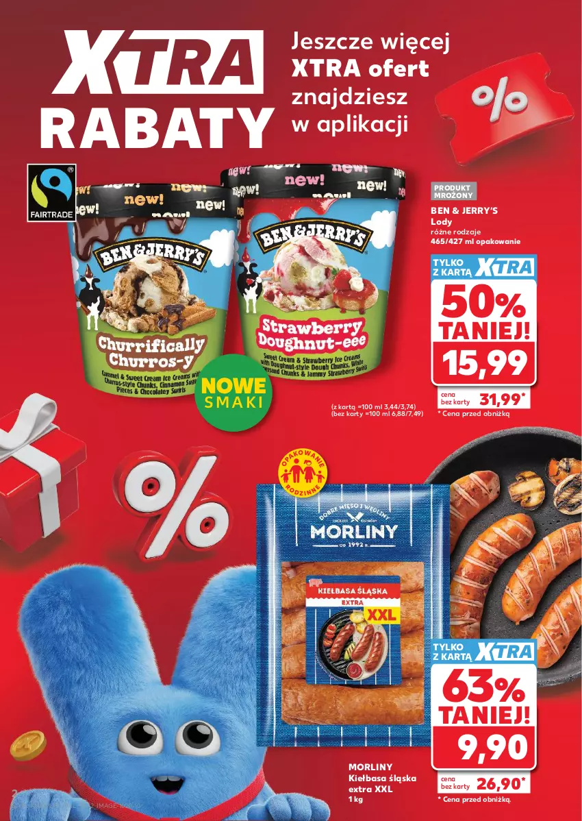 Gazetka promocyjna Kaufland - Gazetka tygodnia - ważna 23.04 do 28.04.2026 - strona 2 - produkty: Kiełbasa, Kiełbasa śląska, Lody, Morliny