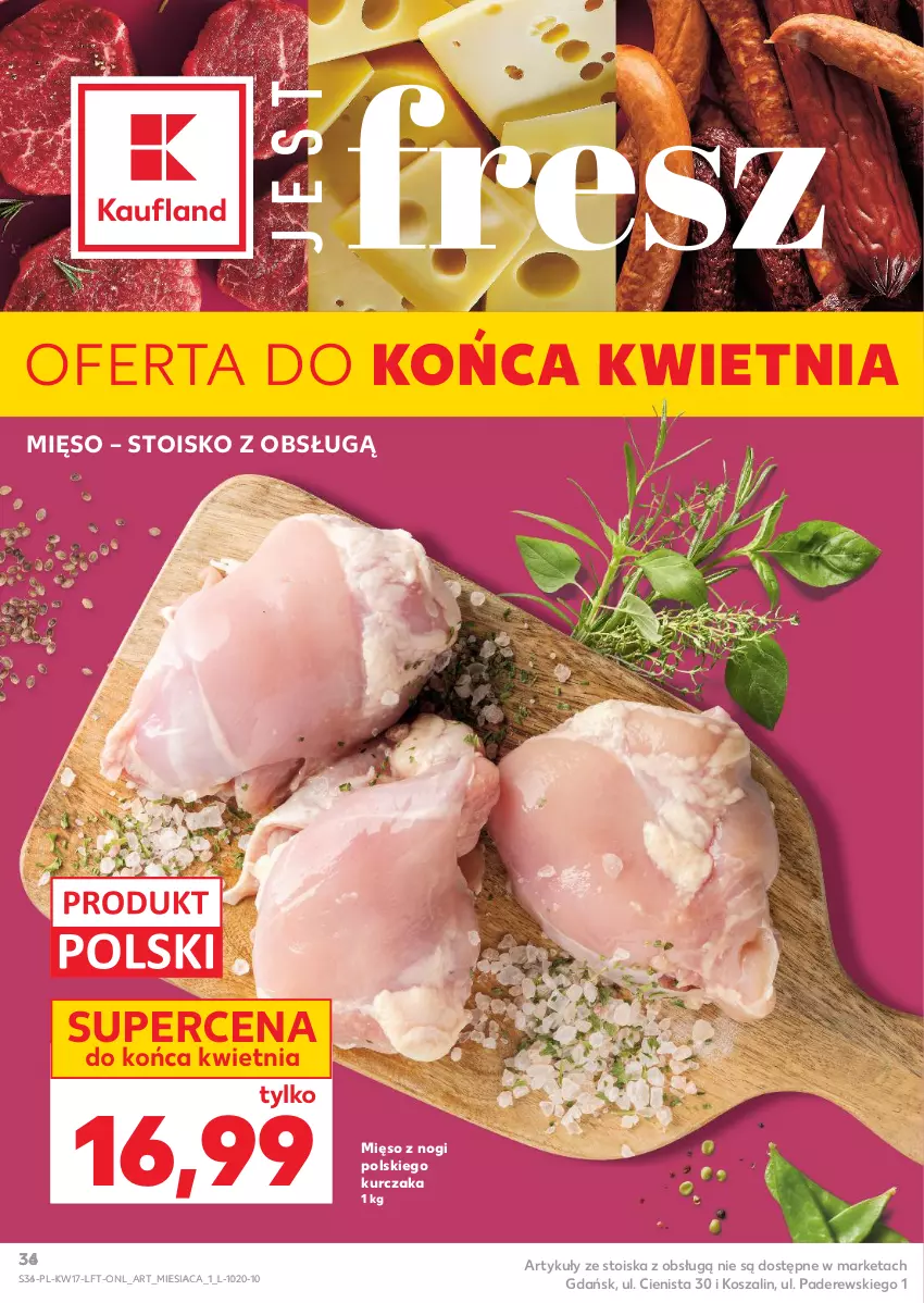 Gazetka promocyjna Kaufland - Gazetka tygodnia - ważna 23.04 do 28.04.2026 - strona 36 - produkty: Kosz, Kurczak, Mięso, Szal