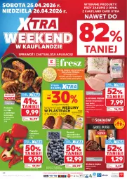 Gazetka promocyjna Kaufland - Gazetka tygodnia - Gazetka - ważna od 28.04 do 28.04.2026 - strona 24 - produkty: Piec, Kurczak, Warzywa, Papryka czerwona, Papryka, Stek, Laur, Schab wieprzowy, Pieczywo, Owoce, Waga, Grill, Olej, Kiełbasa, Kiełbasa śląska