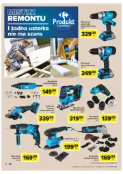 Gazetka promocyjna Carrefour - Gazetka Ogród - Wiwat! Ekoaktywiści - Gazetka - ważna od 12.03 do 12.03.2022 - strona 8 - produkty: Wiertarka, Szlifierka kątowa, Wyrzynarka, Tarka, Wiertarka udarowa, Wkręt, Wkrętarka, Szlifierka, Akumulator