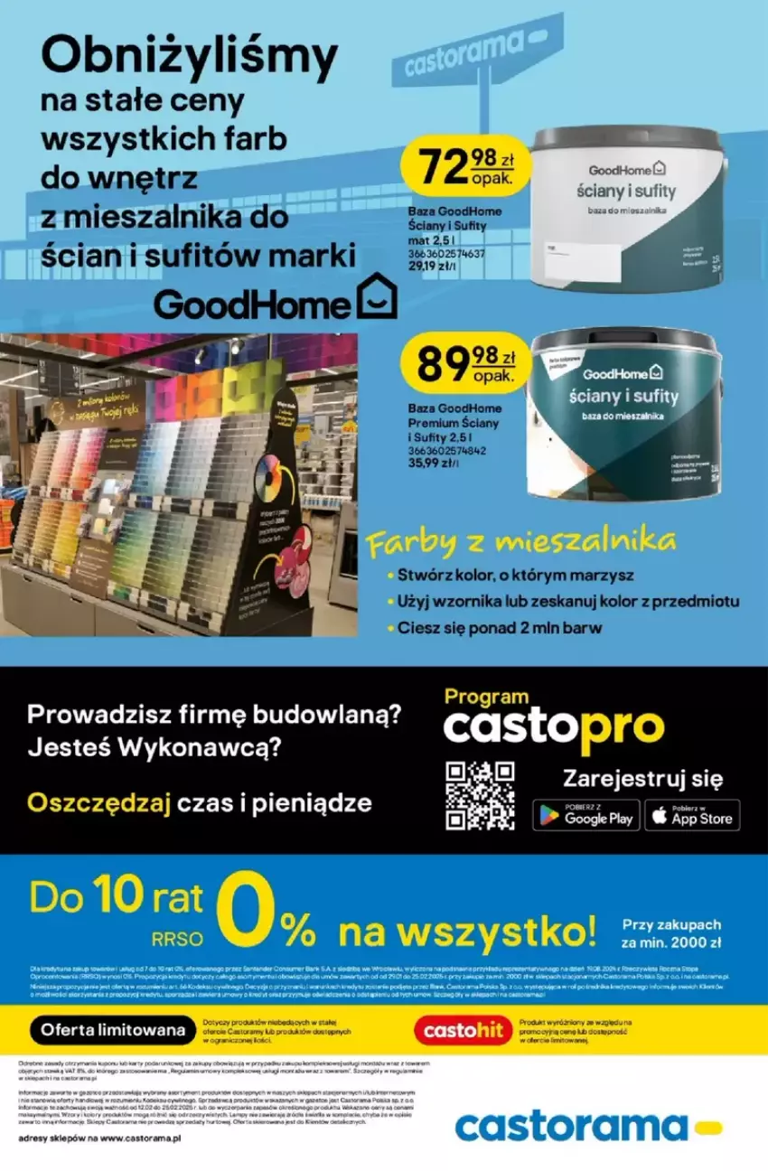 Gazetka promocyjna Castorama - ważna 12.02 do 25.02.2025 - strona 8 - produkty: Acana, Astor, Dres, Fa, Gra, HP, Por, Rama, Szal, Tera, Top