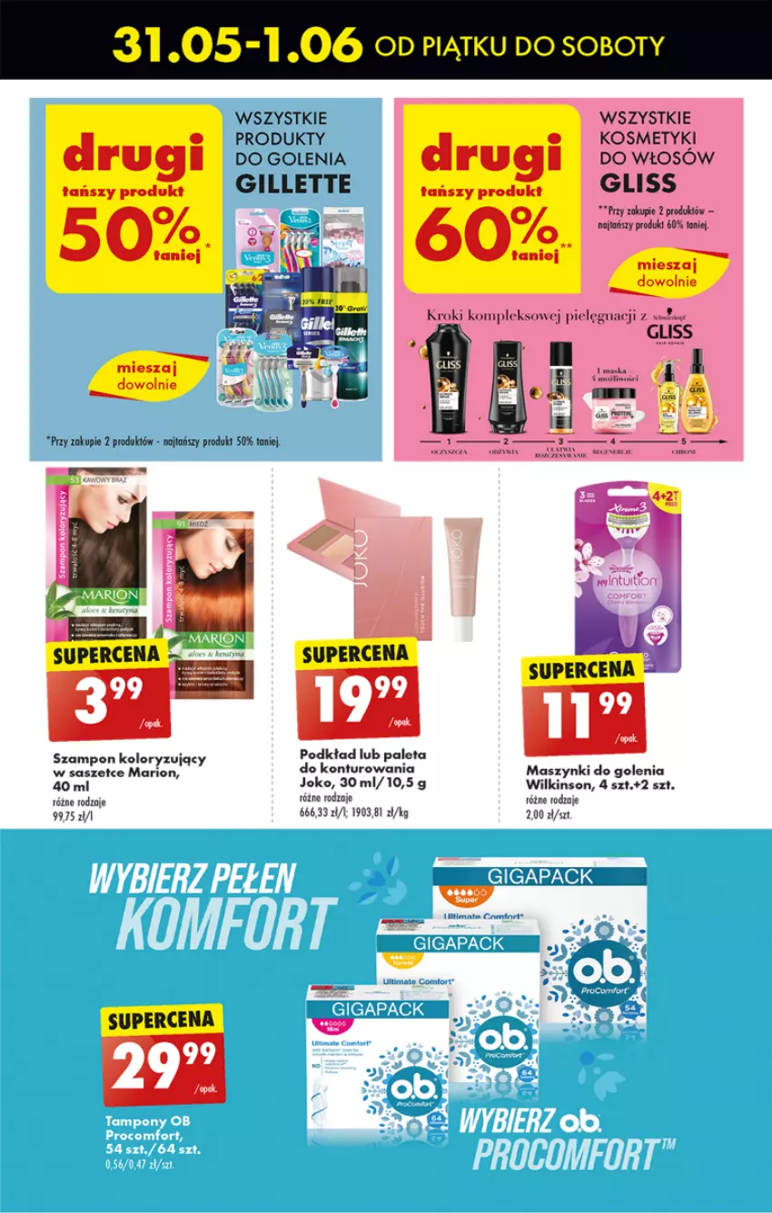 Gazetka promocyjna Biedronka - Od czwartku - ważna 06.06 do 12.06.2024 - strona 55 - produkty: Gillette, Maska, Paleta, Szampon