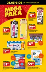 Gazetka promocyjna Biedronka - Od czwartku - Gazetka - ważna od 12.06 do 12.06.2024 - strona 42 - produkty: Ser, Zott, Jogurt, Mlekovita, Tago, Aktiplus, Krewetki, Gouda, Napój, Monte, Mleko