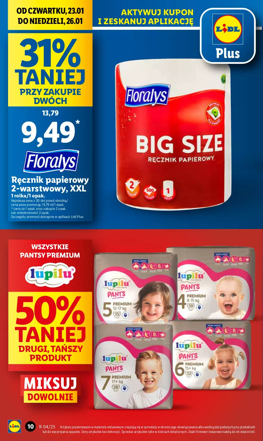 Gazetka promocyjna Lidl - GAZETKA - ważna 23.01 do 26.01.2025 - strona 10 - produkty: Papier, Ręcznik