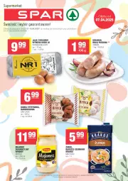 Gazetka promocyjna Spar - Spar - Gazetka - ważna od 16.04 do 16.04.2025 - strona 1 - produkty: Majonez, Krakus, Jaja, Winiary, Dan Cake, Babka, Kiełbasa