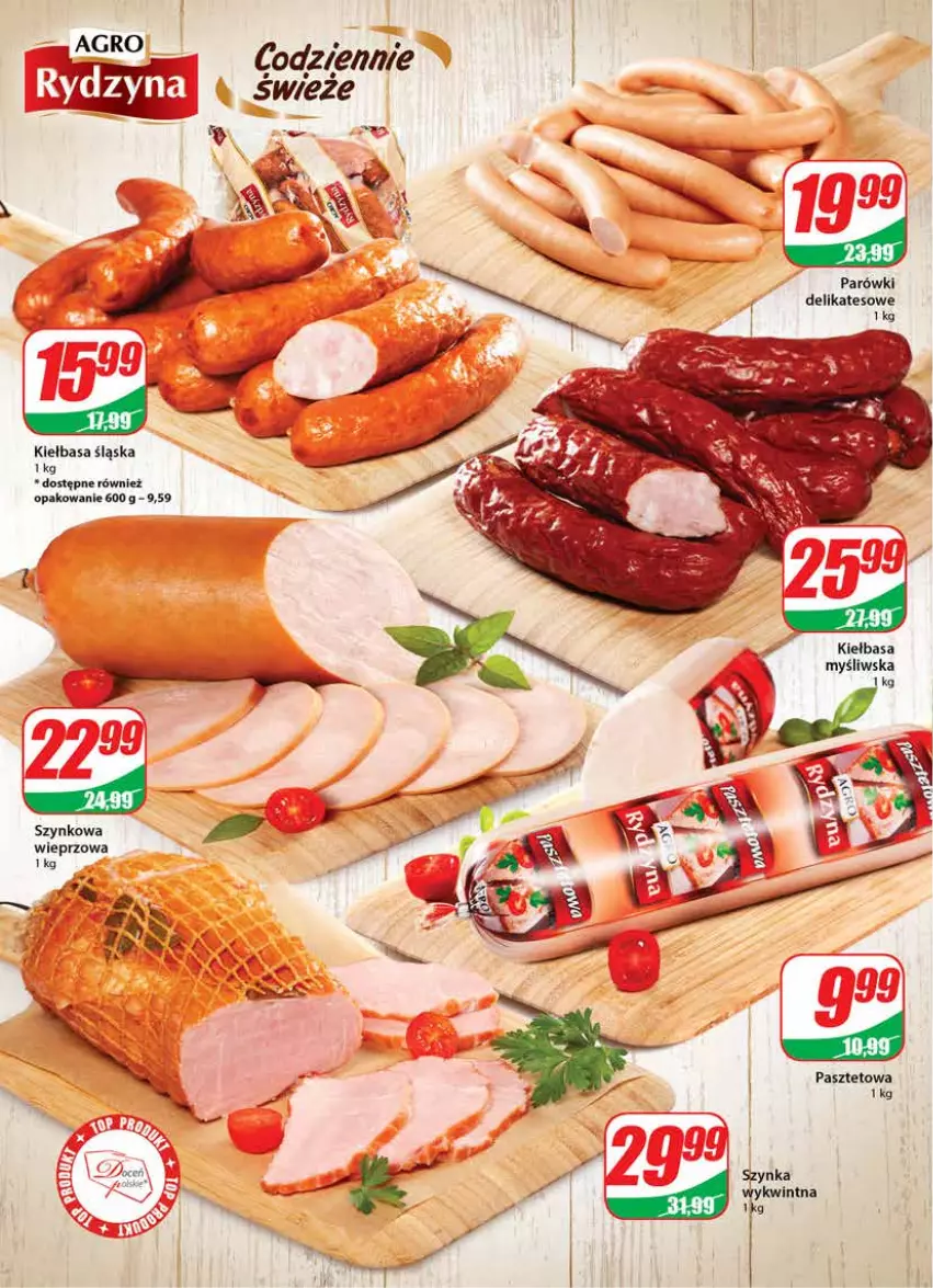 Gazetka promocyjna Dino - Gazetka - ważna 13.10 do 20.10.2021 - strona 10 - produkty: Kiełbasa, Kiełbasa śląska, Parówki, Pasztet, Szynkowa wieprzowa