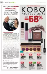 Gazetka promocyjna Drogerie Natura - Gazetka Drogerie Natura - Gazetka - ważna od 25.08 do 25.08.2021 - strona 8 - produkty: Palette, Podkład do twarzy, KOBO, Tusz, Puder, Paleta, Podkład, Fa