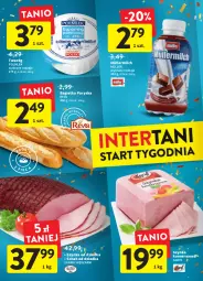 Gazetka promocyjna Intermarche - Gazetka Intermarche - Gazetka - ważna od 12.10 do 12.10.2022 - strona 38 - produkty: Ser, Gry, Twaróg, Müllermilch, Szynka konserwowa, Szynka, Bagietka, Müller, POLMLEK