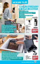 Gazetka promocyjna Aldi - Artykuły przemysłowe i tekstylia - Gazetka - ważna od 17.05 do 17.05.2025 - strona 7 - produkty: Por, Myjka do okien, Kärcher, Szczotka, Kabel USB, Warka, Butelka ze spryskiwaczem, Akumulator