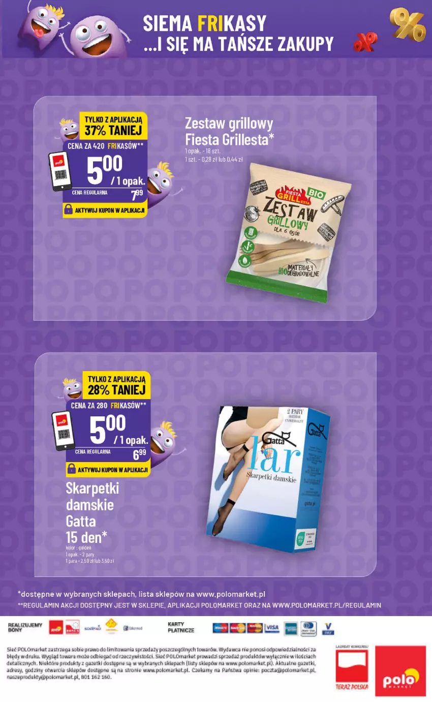 Gazetka promocyjna PoloMarket - Oferta Inspirujący TYDZIEŃ - ważna 01.07 do 07.07.2026 - strona 10 - produkty: Dres, Fa, Grill, Karp, Skarpetki, Tarka