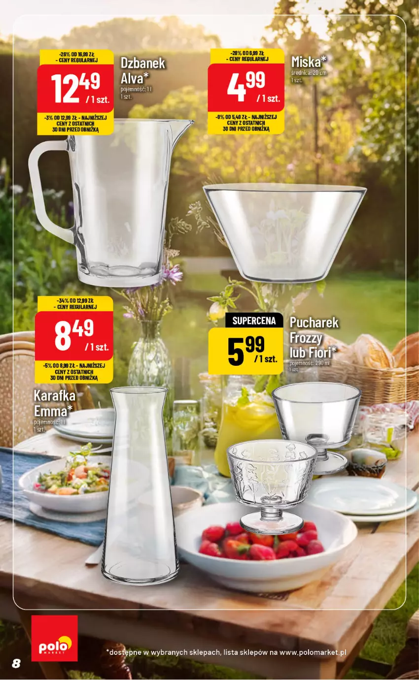 Gazetka promocyjna PoloMarket - Oferta Inspirujący TYDZIEŃ - ważna 01.07 do 07.07.2026 - strona 8 - produkty: Karafka