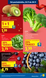 Gazetka promocyjna Lidl - GAZETKA - Gazetka - ważna od 26.11 do 26.11.2025 - strona 21 - produkty: Gra, Rukola, Kiwi, Brokuły