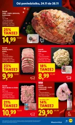 Gazetka promocyjna Lidl - GAZETKA - Gazetka - ważna od 26.11 do 26.11.2025 - strona 25 - produkty: Piec, Mięso mielone, Królik, Tusz, Rolada, Flaki, Flaki wołowe, Mięso, Schab bez kości
