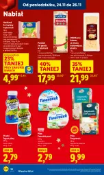 Gazetka promocyjna Lidl - GAZETKA - Gazetka - ważna od 26.11 do 26.11.2025 - strona 30 - produkty: Ser topiony, Top, Ser, Gra, Jogurt, Gorgonzola, Pilos, Edam, Hochland, POLMLEK, Gouda, Jogurt pitny