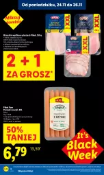 Gazetka promocyjna Lidl - GAZETKA - Gazetka - ważna od 26.11 do 26.11.2025 - strona 4 - produkty: Pur, Parówki, Parówki z szynki, Lack, PIKOK