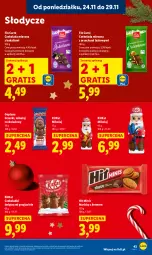 Gazetka promocyjna Lidl - GAZETKA - Gazetka - ważna od 26.11 do 26.11.2025 - strona 43 - produkty: Goplana, Gra, LANA, Czekolada mleczna, Grześki, Czekolada