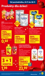 Gazetka promocyjna Lidl - GAZETKA - Gazetka - ważna od 26.11 do 26.11.2025 - strona 55 - produkty: Płyn do kąpieli, Mus, Gra, Bebiko, Szampon, Dzieci, Nestlé
