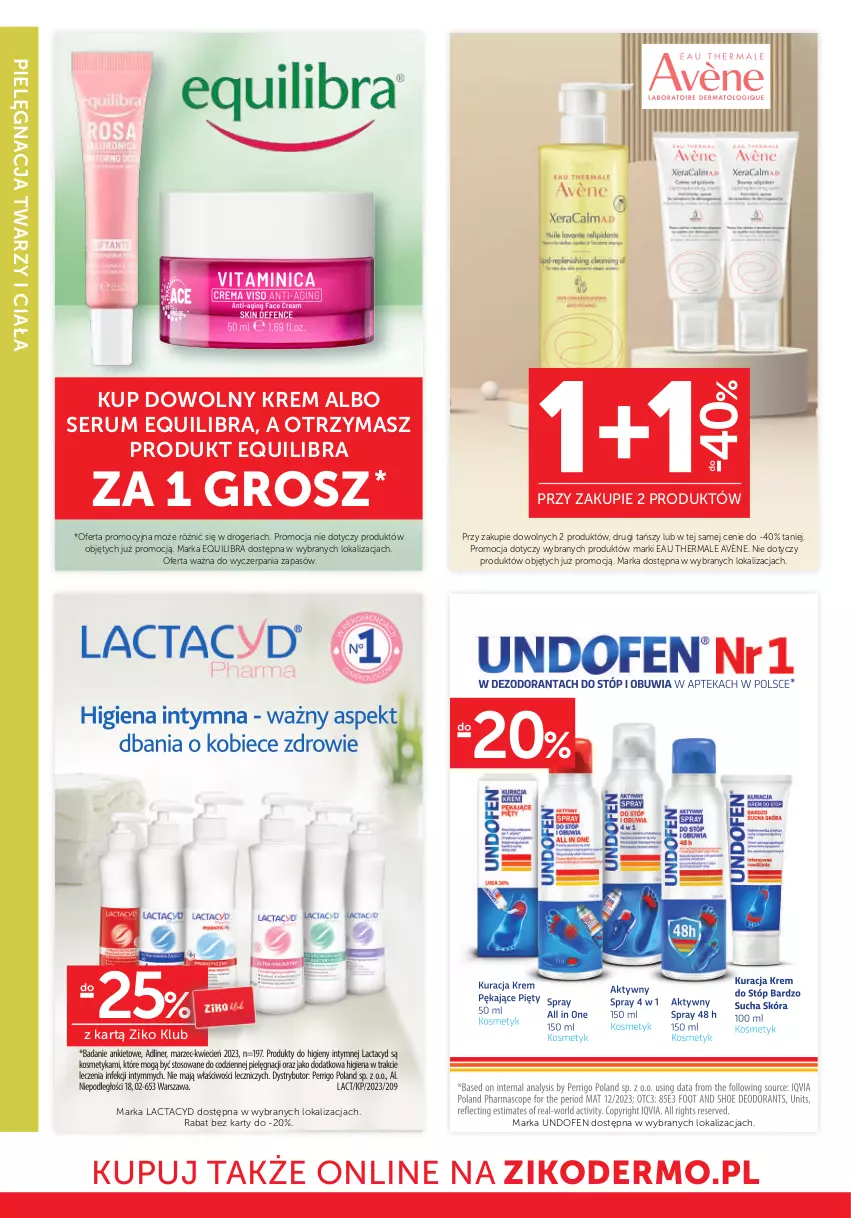 Gazetka promocyjna Ziko - Gazetka Ziko Dermo - ważna 06.02 do 19.02.2025 - strona 8 - produkty: Avène, Lactacyd, Rum, Ser, Serum, Undofen