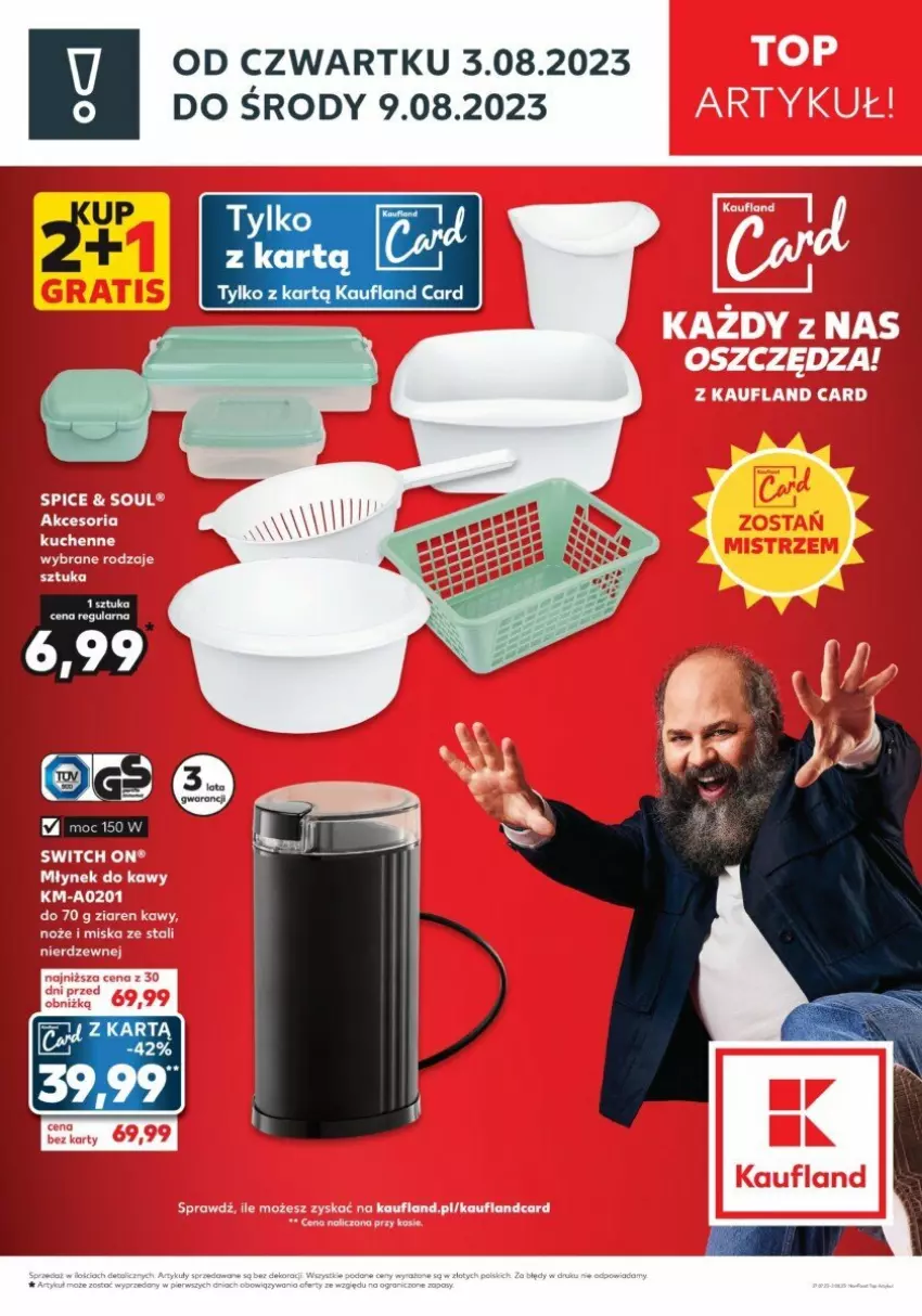 Gazetka promocyjna Kaufland - Kaufland Gazetka od 03.08.2023 do 09.08.2023 - ważna 03.08 do 09.08.2023 - strona 1