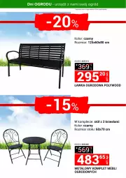 Gazetka promocyjna Merkury Market - Urządź z nami swój ogród - Gazetka - ważna od 30.04 do 30.04.2025 - strona 21 - produkty: Stół, Ogród