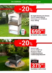 Gazetka promocyjna Merkury Market - Urządź z nami swój ogród - Gazetka - ważna od 30.04 do 30.04.2025 - strona 27 - produkty: Sok, Palenisko, Węgiel drzewny, Waga, Grill, Ogród