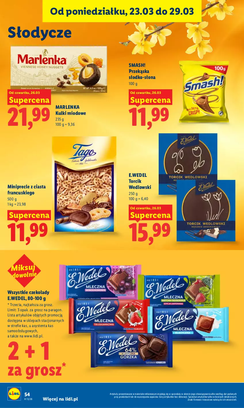 Gazetka promocyjna Lidl - Gazetka ważna od 26.03 do 29.03 - ważna 26.03 do 29.03.2026 - strona 54 - produkty: Precle