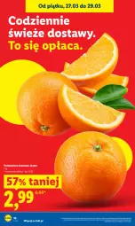 Gazetka promocyjna Lidl - Gazetka ważna od 26.03 do 29.03 - Gazetka - ważna od 29.03 do 29.03.2026 - strona 10 - produkty: Ser, Pomarańcze, Deser