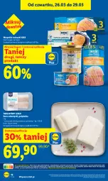 Gazetka promocyjna Lidl - Gazetka ważna od 26.03 do 29.03 - Gazetka - ważna od 29.03 do 29.03.2026 - strona 16 - produkty: Polędwica, Tuńczyk, Dorsz