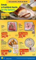 Gazetka promocyjna Lidl - Gazetka ważna od 26.03 do 29.03 - Gazetka - ważna od 29.03 do 29.03.2026 - strona 38 - produkty: Kurczak, Królik, Tusz, Boczek, Wołowina, Flaki, Flaki wołowe