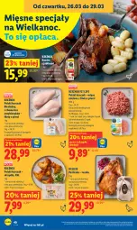 Gazetka promocyjna Lidl - Gazetka ważna od 26.03 do 29.03 - Gazetka - ważna od 29.03 do 29.03.2026 - strona 40 - produkty: Piec, Kurczak, Perliczka, Mięso mielone, Kaczka, Mięsne specjały, Tusz, Mięso, Jabłka