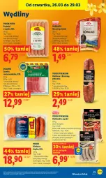 Gazetka promocyjna Lidl - Gazetka ważna od 26.03 do 29.03 - Gazetka - ważna od 29.03 do 29.03.2026 - strona 41 - produkty: Piec, Pur, Parówki, Parówki z szynki, Dulano, Szynka, PIKOK, Boczek, Kabanos, Kiełbasa, Kiełbasa śląska