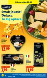 Gazetka promocyjna Lidl - Gazetka ważna od 26.03 do 29.03 - Gazetka - ważna od 29.03 do 29.03.2026 - strona 46 - produkty: Ciastka, Ser, Ser pleśniowy, Crème brûlée