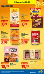 Gazetka promocyjna Lidl - Gazetka ważna od 26.03 do 29.03 - Gazetka - ważna od 29.03 do 29.03.2026 - strona 67 - produkty: Por, Pigwowiec, Hibiskus, Pizza, Mąka, Syrop, Brzoskwinie, Mleko zagęszczone, Baton, Basia, Mąka tortowa, Nestlé, Mleko
