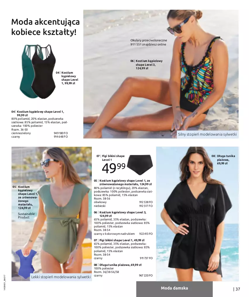 Gazetka promocyjna Bonprix - Twoje lato – twój look! - ważna 30.05 do 30.11.2022 - strona 39 - produkty: Bikini, Figi, Kostium, Moda, Top, Tunika