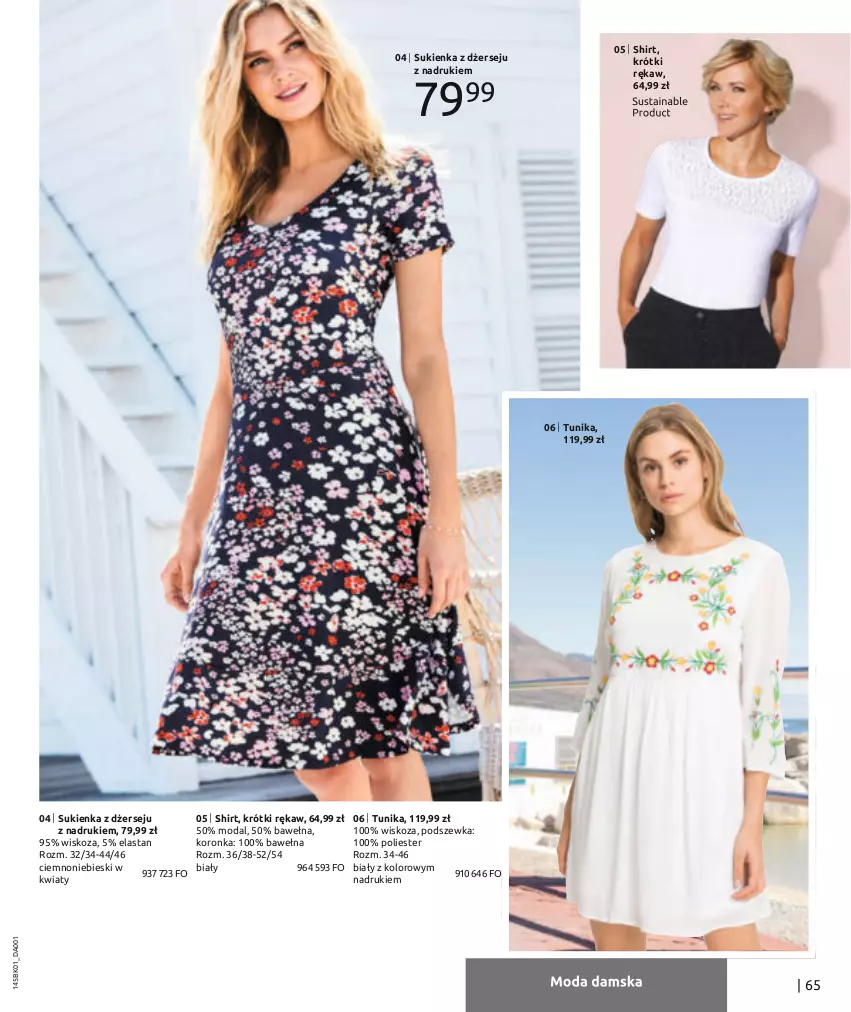 Gazetka promocyjna Bonprix - Twoje lato – twój look! - ważna 30.05 do 30.11.2022 - strona 67 - produkty: Moda, Sukienka, Tunika, Wełna