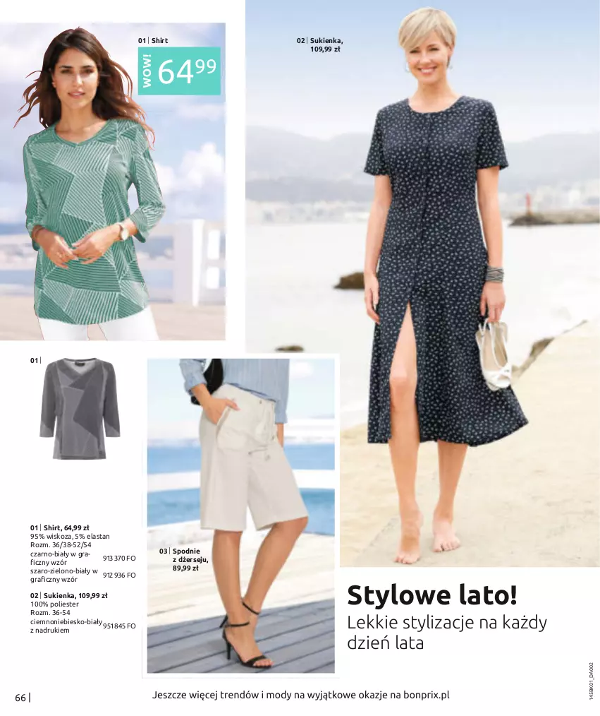 Gazetka promocyjna Bonprix - Twoje lato – twój look! - ważna 30.05 do 30.11.2022 - strona 68 - produkty: Gra, Spodnie, Sukienka