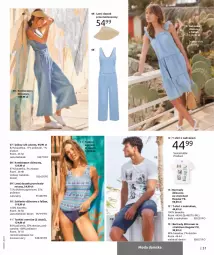 Gazetka promocyjna Bonprix - Twoje lato – twój look! - Gazetka - ważna od 30.11 do 30.11.2022 - strona 33 - produkty: Papier, Bermudy, T-shirt, Dżinsy, Wełna, Kombinezon, Sukienka, Fa