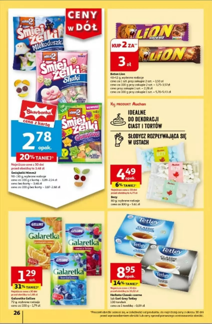 Gazetka promocyjna Auchan - ważna 25.07 do 31.07.2024 - strona 21 - produkty: Fa, Gra, LG, Tetley