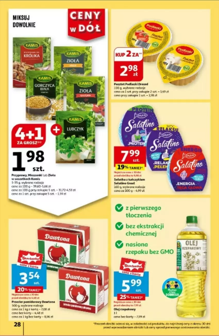 Gazetka promocyjna Auchan - ważna 25.07 do 31.07.2024 - strona 24 - produkty: Kamis, Kret, Olej, Podlaski