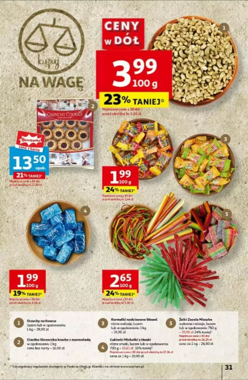 Gazetka promocyjna Auchan - ważna 25.07 do 31.07.2024 - strona 27 - produkty: Cukier, Cukierki, Fa, Koc, Ser