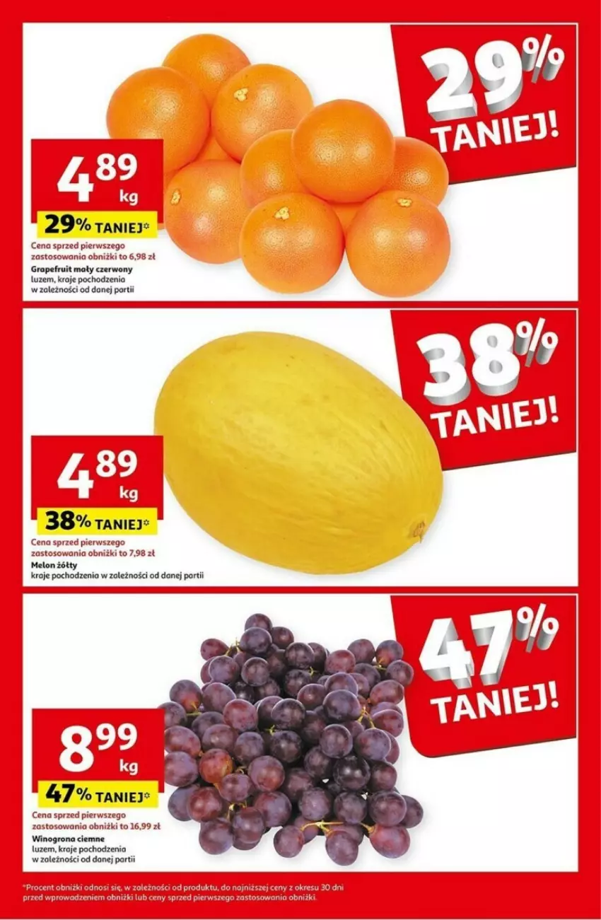 Gazetka promocyjna Auchan - ważna 25.07 do 31.07.2024 - strona 3 - produkty: Gra, Melon, Wino, Winogrona