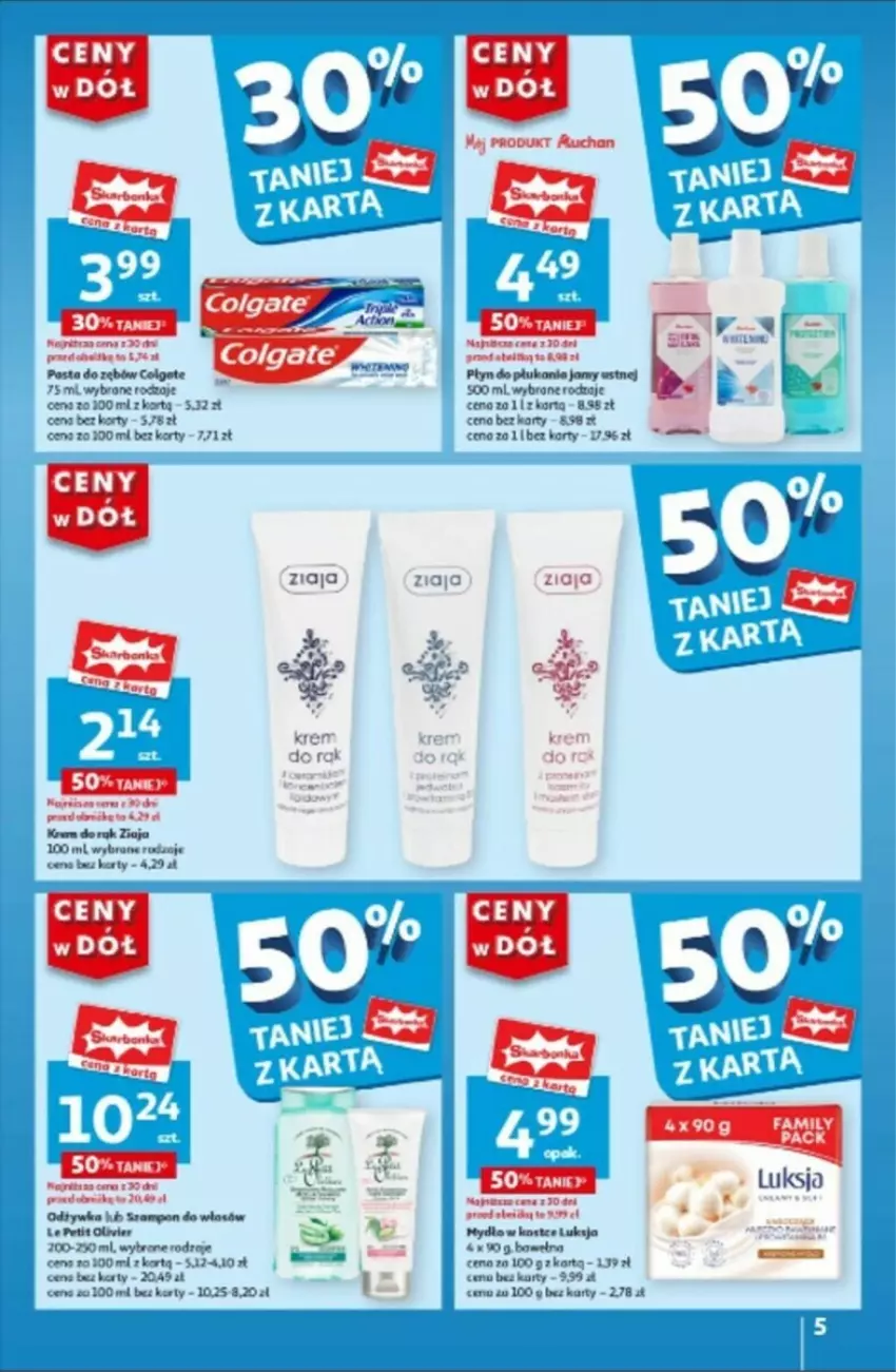 Gazetka promocyjna Auchan - ważna 25.07 do 31.07.2024 - strona 45 - produkty: Colgate, Fa, K2, LG, Luksja, Tera