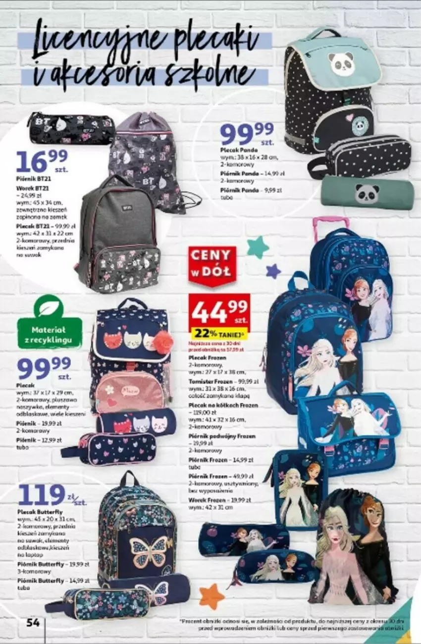 Gazetka promocyjna Auchan - ważna 25.07 do 31.07.2024 - strona 59 - produkty: Fa, Frozen, Plecak