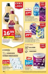 Gazetka promocyjna Auchan - Gazetka - ważna od 31.07 do 31.07.2024 - strona 30 - produkty: Płyn do prania, Papier, Bref, Woolite, Płyn do płukania, Ręcznik, Chusteczki, Dzieci, Lenor