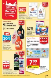 Gazetka promocyjna Auchan - Gazetka - ważna od 31.07 do 31.07.2024 - strona 31 - produkty: Płyn do prania, Domestos, Ubrania, Rum, Papier, Lovela, Proszek do prania, Papier toaletowy, Płyn do wc, Hipoalergiczny proszek, Bryza, Fa