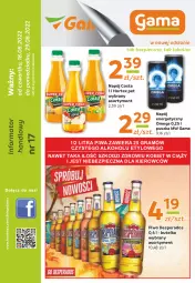 Gazetka promocyjna Gama - Gazetka Gama - Gazetka - ważna od 18.08 do 18.08.2023 - strona 1 - produkty: Piwa, Piwo, Piec, Gra, Napój energetyczny, O nas, Desperados, Napój, Hortex, Fa