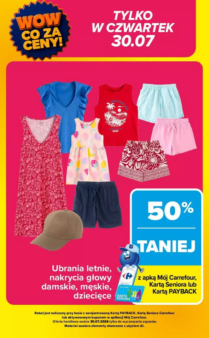Gazetka promocyjna Carrefour - Gazetka Carrefour, Market WOW co za ceny! - ważna 27.07 do 01.08.2026 - strona 12 - produkty: Dzieci, Ubrania