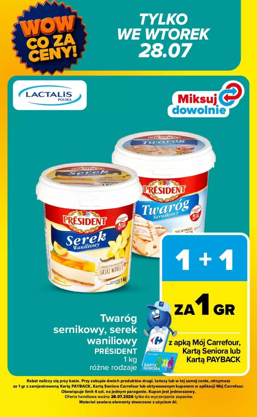Gazetka promocyjna Carrefour - Gazetka Carrefour, Market WOW co za ceny! - ważna 27.07 do 01.08.2026 - strona 5 - produkty: Fa