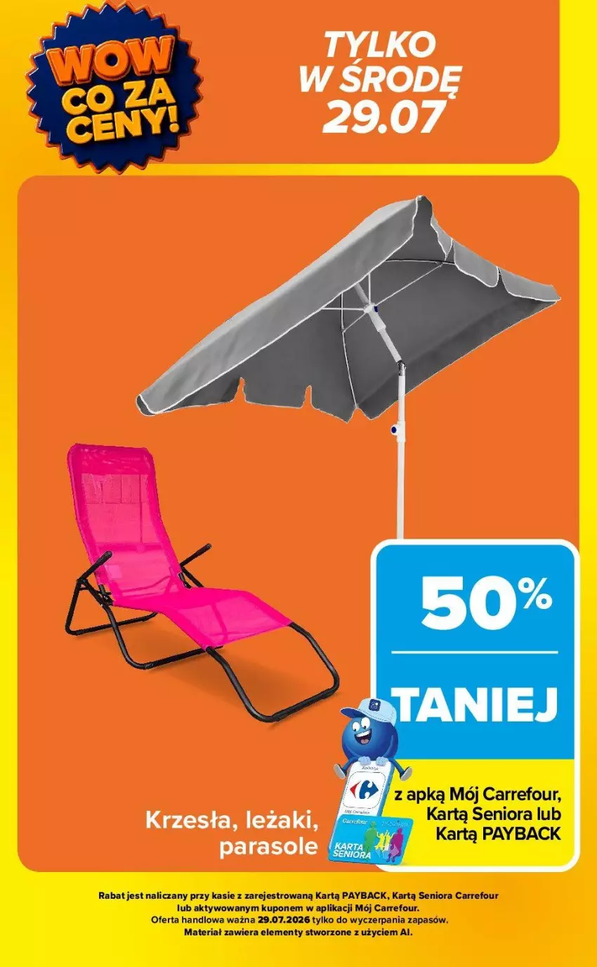 Gazetka promocyjna Carrefour - Gazetka Carrefour, Market WOW co za ceny! - ważna 27.07 do 01.08.2026 - strona 8 - produkty: Parasol