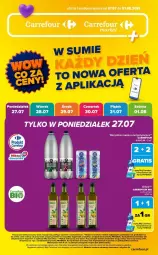 Gazetka promocyjna Carrefour - Gazetka Carrefour, Market WOW co za ceny! - Gazetka - ważna od 01.08 do 01.08.2026 - strona 1 - produkty: Por, Gin, Napoje, Oliwa